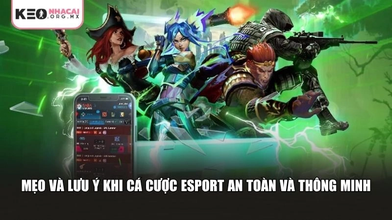 Mẹo và lưu ý khi cá cược Esport an toàn và thông minh